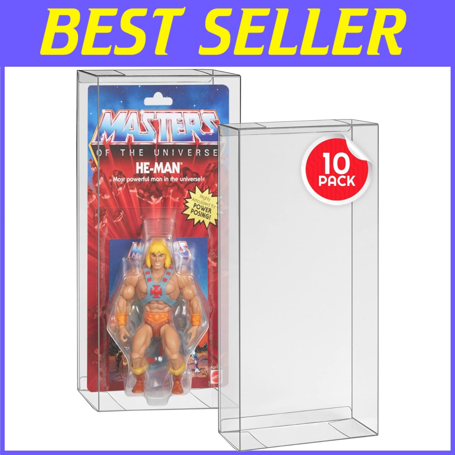 MOTU Origins Carded Action Figure Display Case – 10 Pack-#