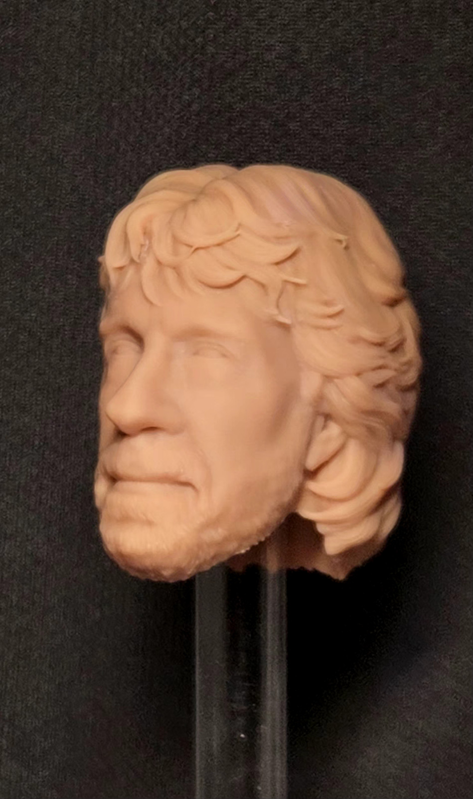 Chuck Norris Walker, Texas Ranger Custom Head Sculpt 1/12 1/10 1/6