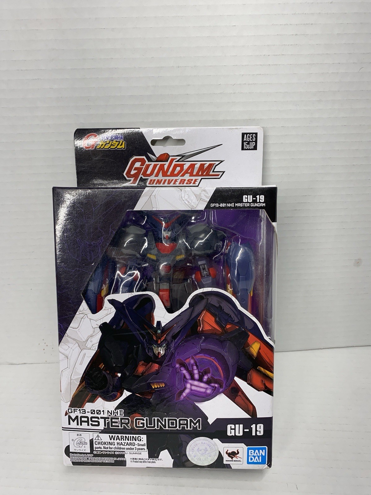 Bandai Gundam Universe Master Gundam GU-19 Boxed Fully Jointed Action Figure