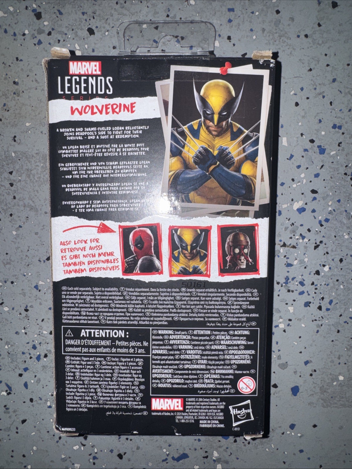Marvel Legends Series Deadpool & Wolverine 6” Wolverine Action Figure 2024 MISB