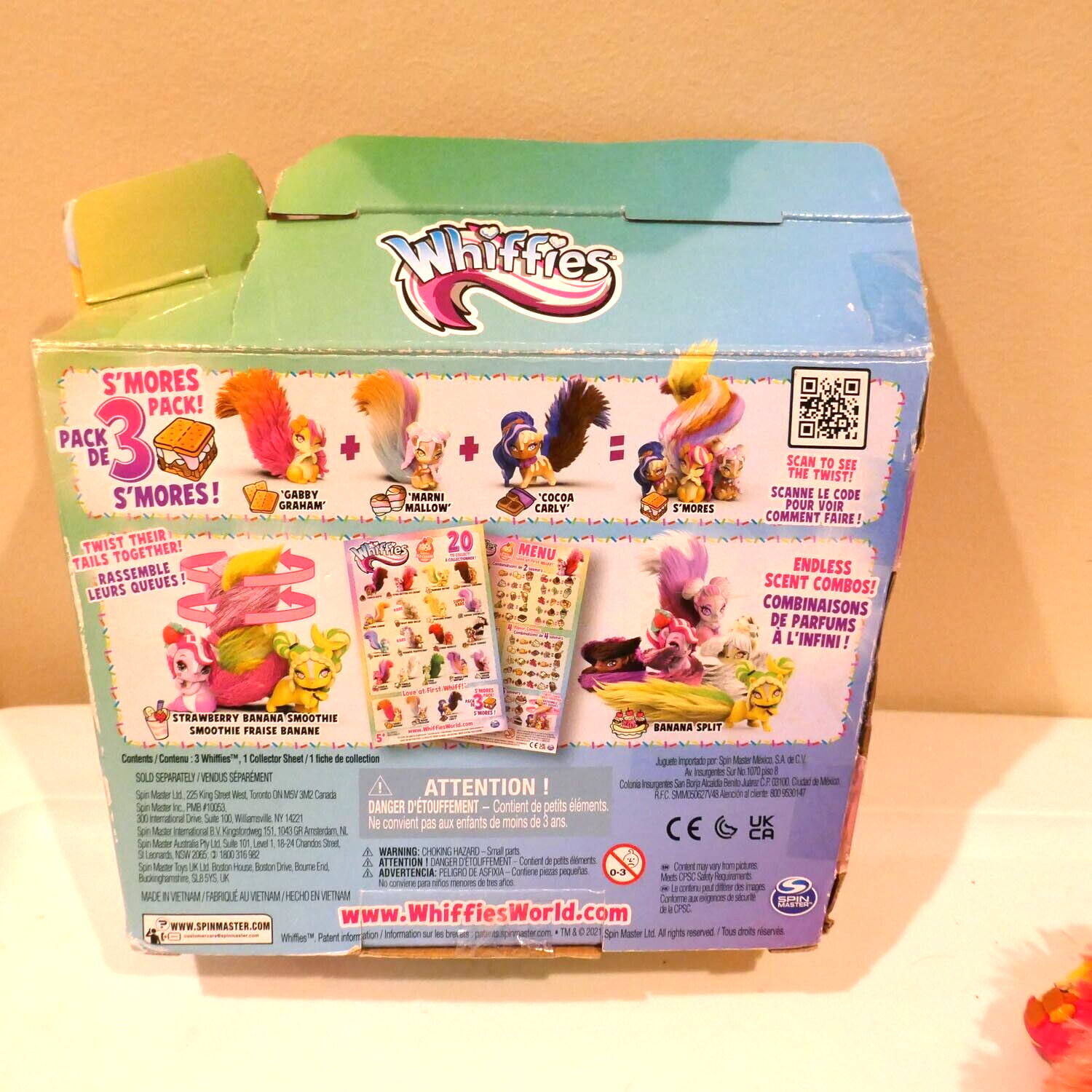Whiffies Ice Cream Shop S&rsquo;mores Scented 3 Pack Gabby Marni Carly