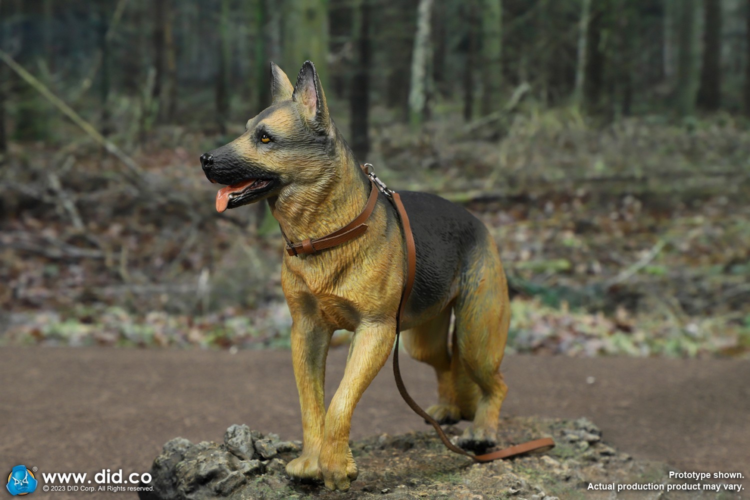 DID 1/6 Scale WWII German Shepard Dog for 12&Prime; Figures E60072