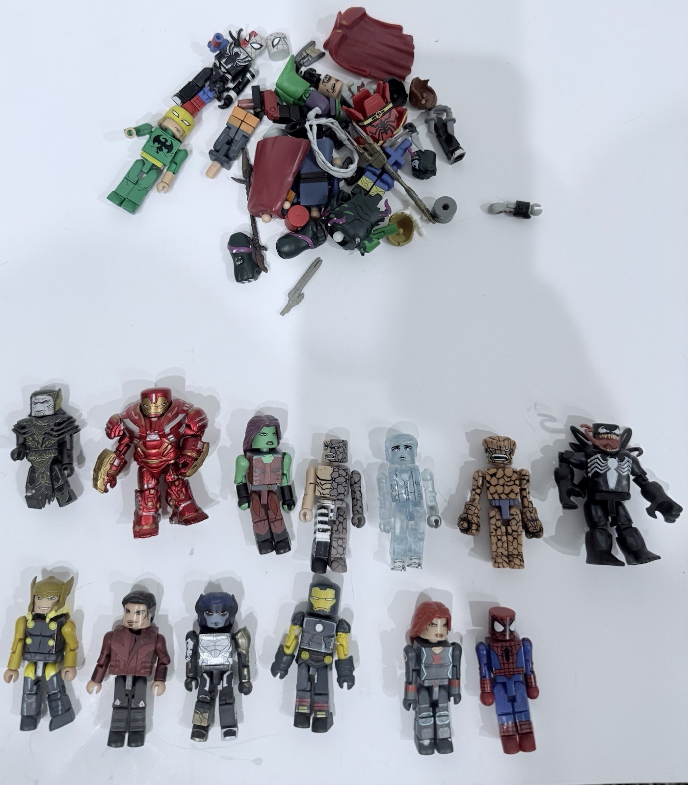Marvel Minimates Walgreens Spider Man Maximum Venom, Iron Man Etc. 13 Fig Total