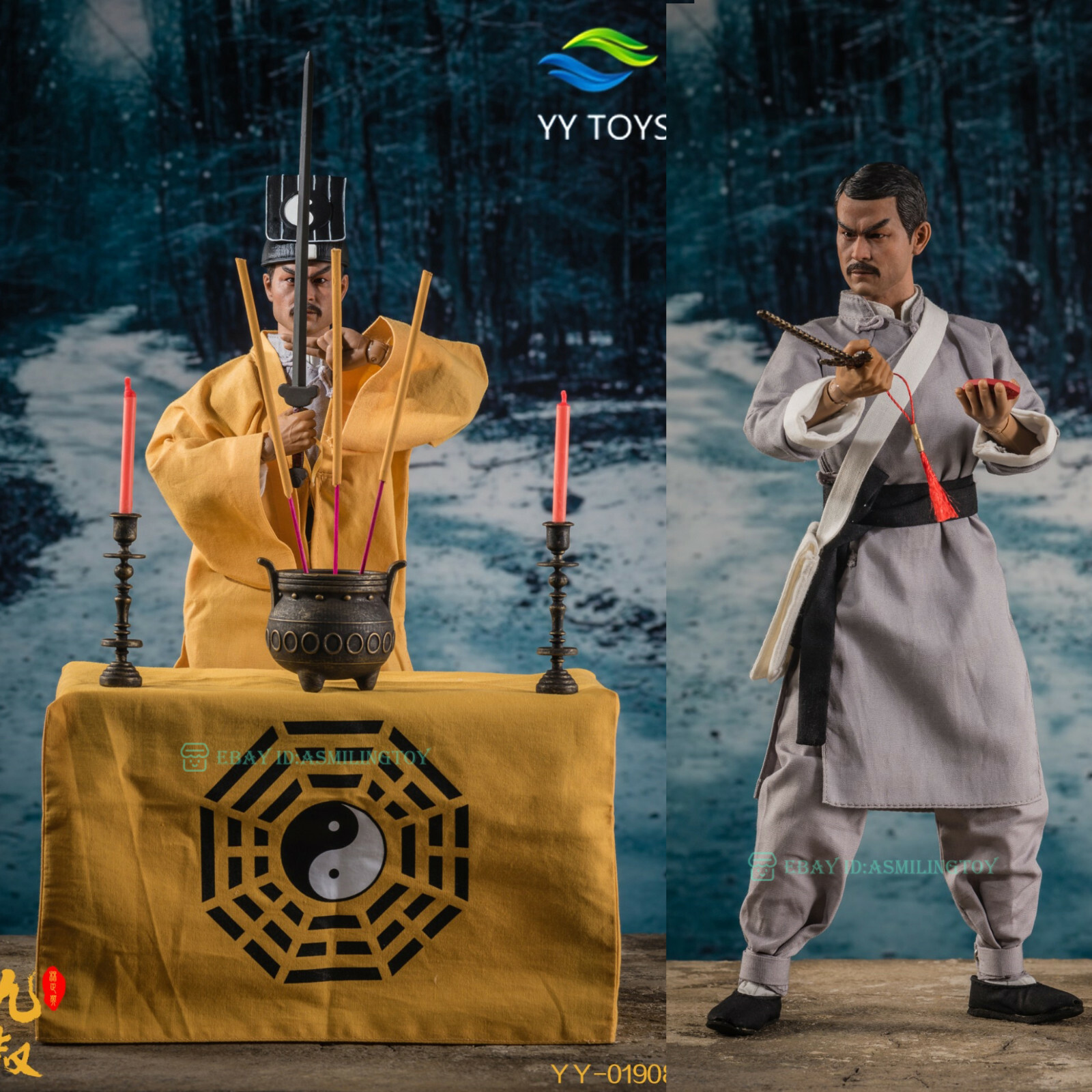 1/6 YY Toys YY-01908 Mr Vampire Taoist Priest Zombie Lam Ching Ying 12&Prime; Figure