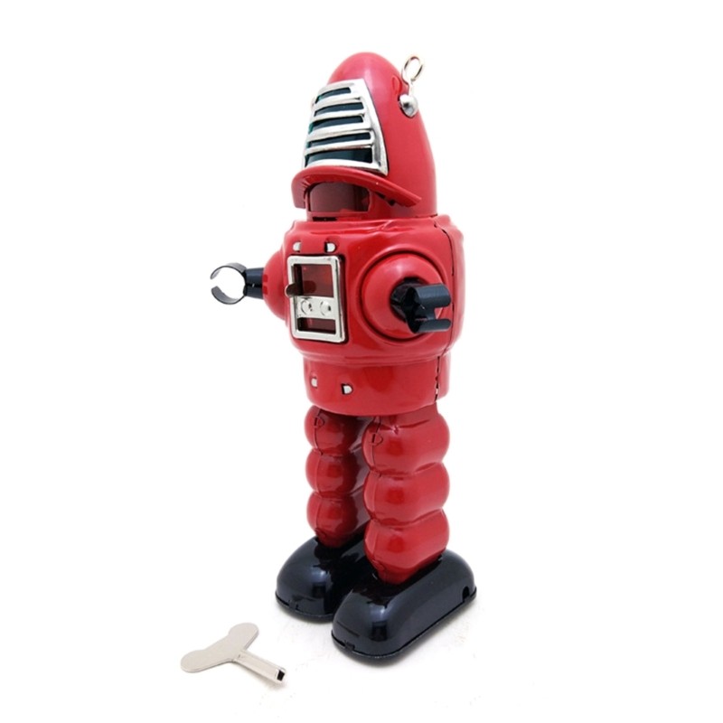 House Furnishing Wind Up Toy Clockwork Statue Robot Pub Bar Boutique Collections