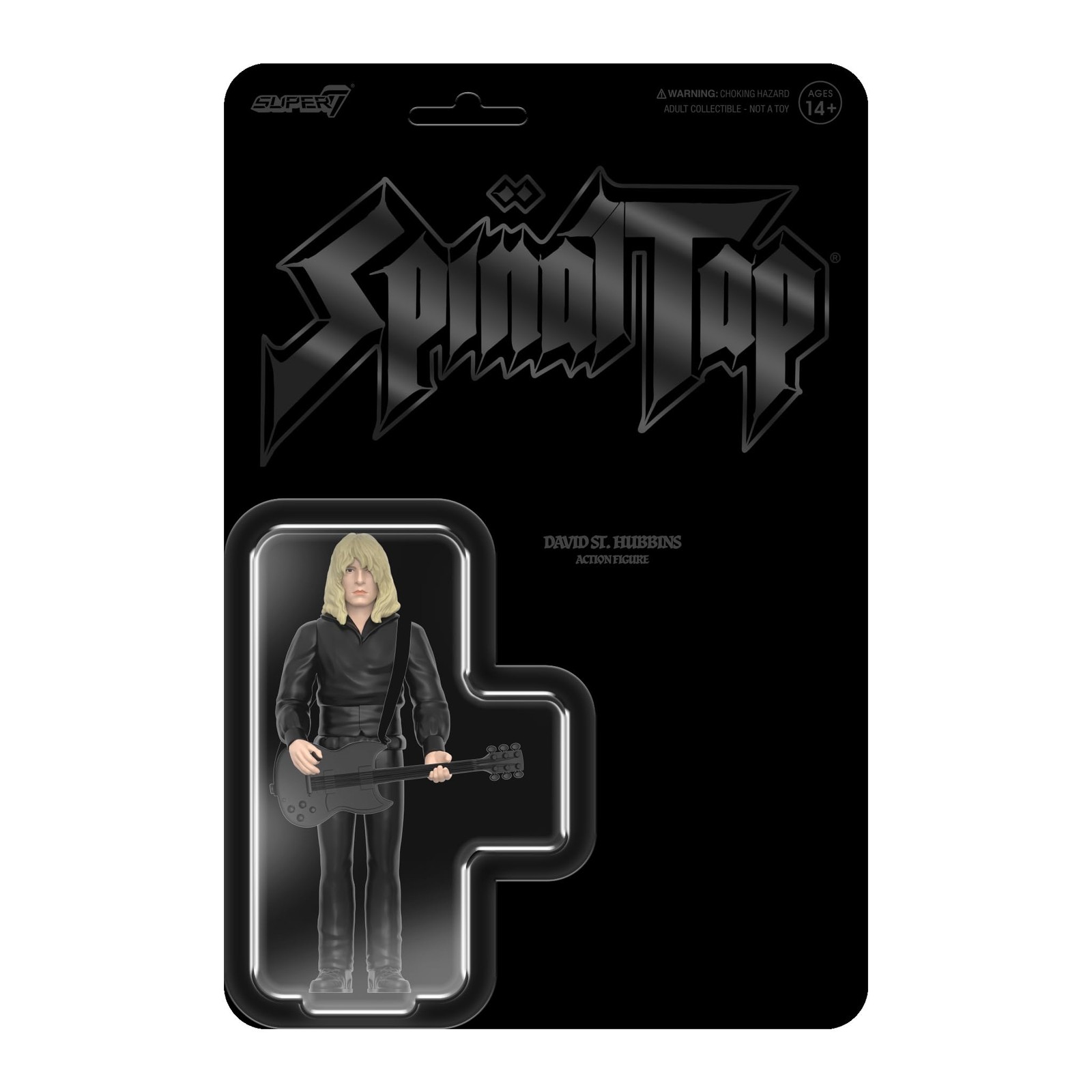 Super7 Spinal Tap Reaction Figures Wave 02 – David St. Hubbins None More Black A