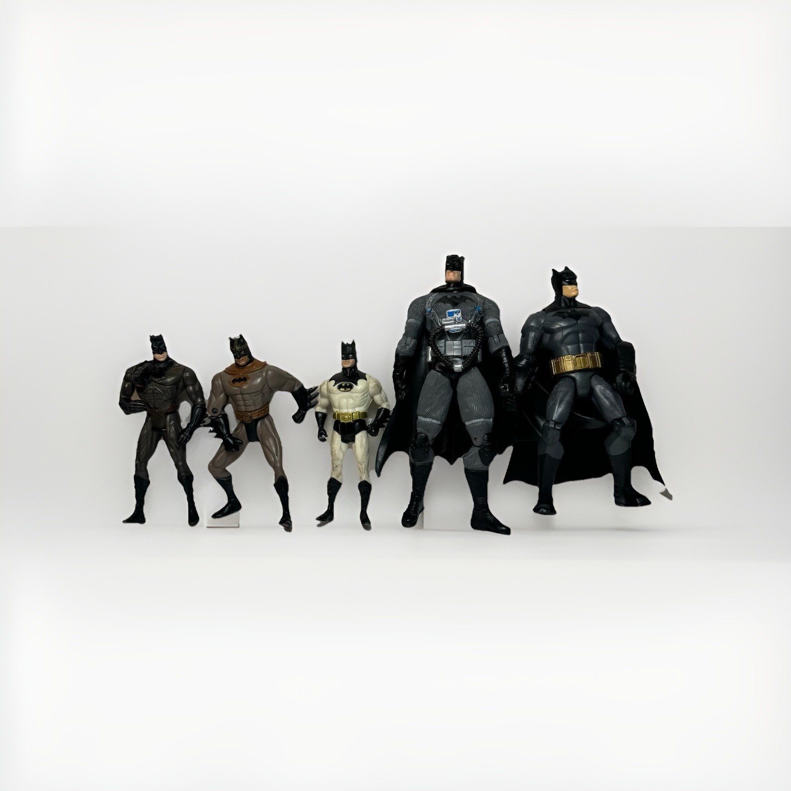 Batman Action Figure Lot Of 5 Kenner Cape DC Universe Toy
