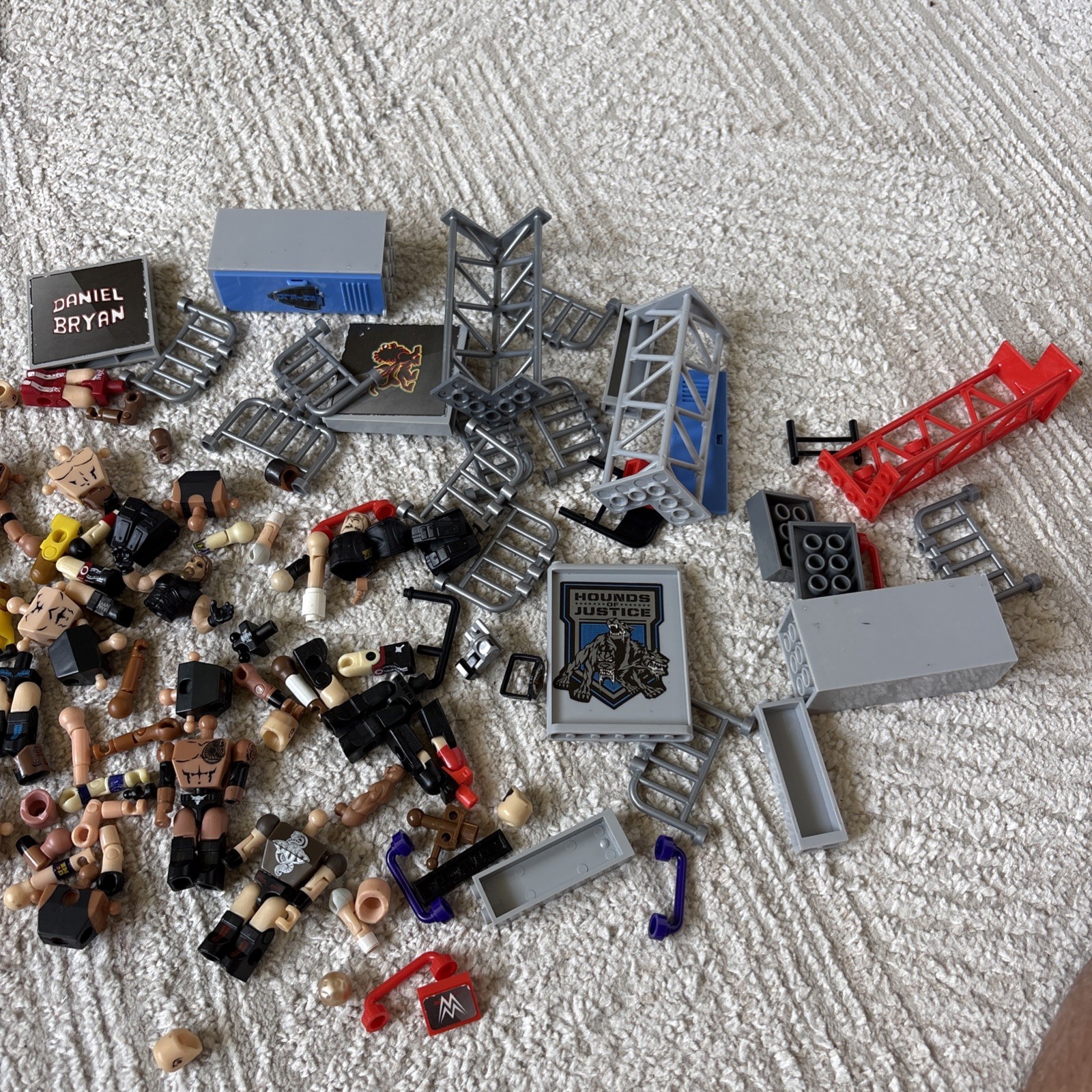 WWE C3 StackDown Mini Figure Lot The Rock John Cena Assorted Pieces