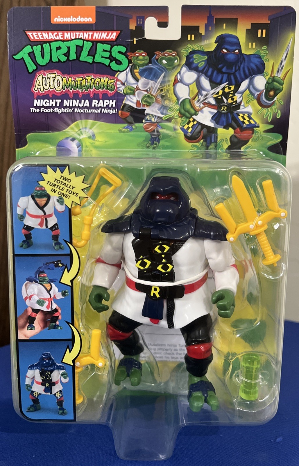 Teenage Mutant Ninja Turtles Automutations NIGHT NINJA RAPH Playmates 2024 TMNT