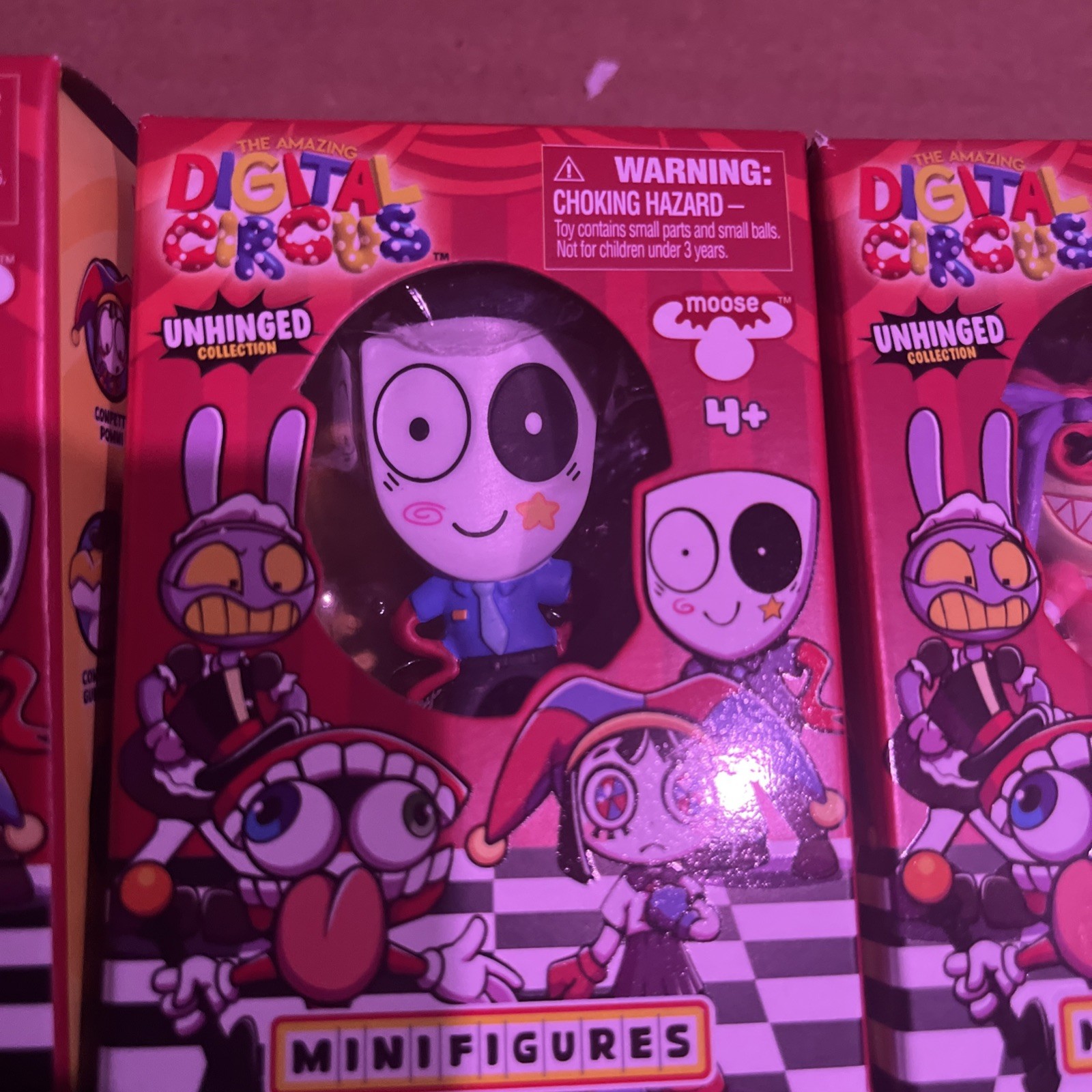 The Amazing Digital Circus Unhinged Complete Set Lot Of 8 Mini Figure 2” Toys