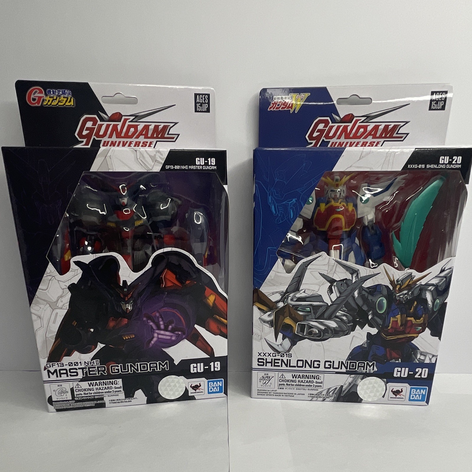 Bandai Gundam Universe Master Gundam GU-19 & Shenlong Gundam GU-20 – NEW SEALED