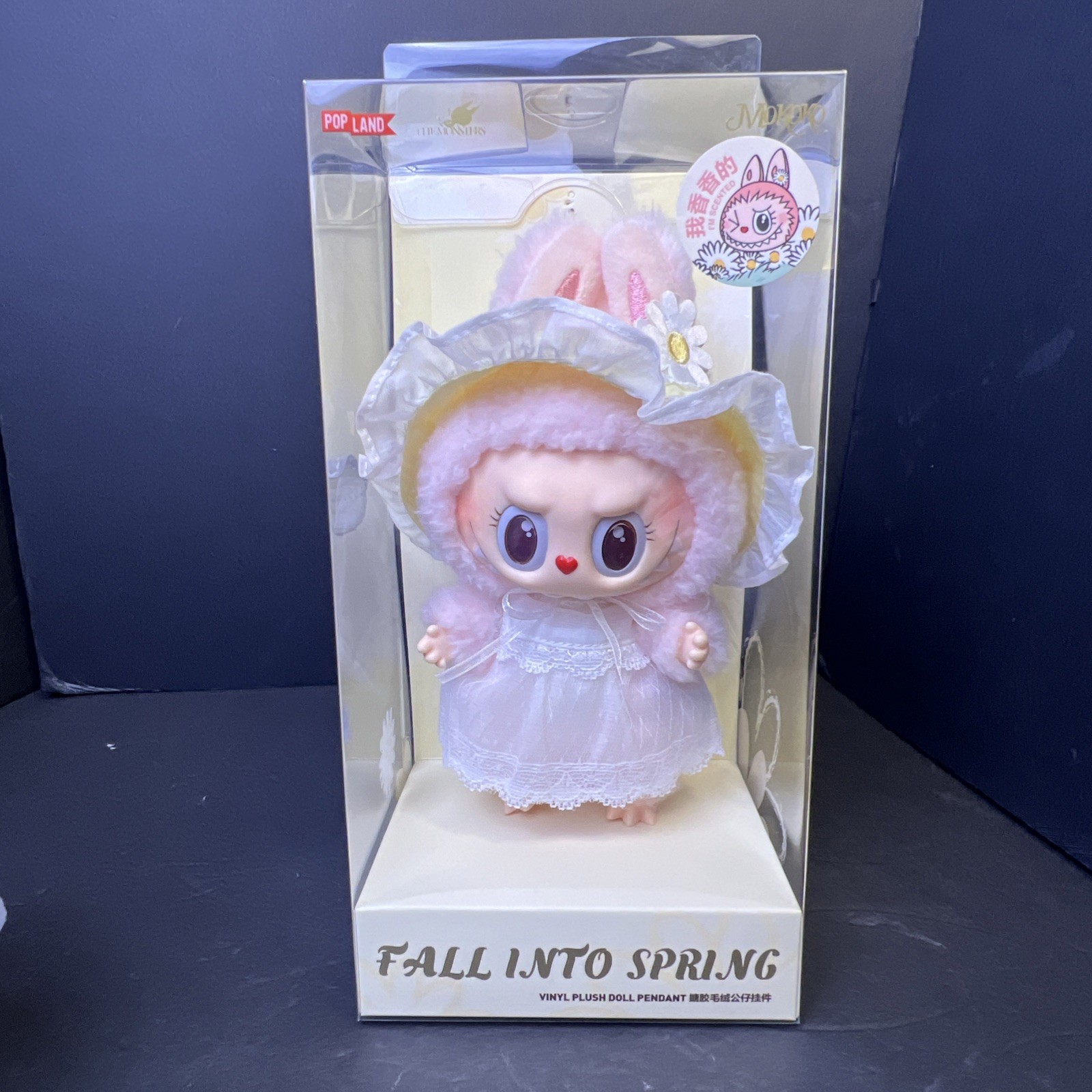 Pop Mart Pop Land Exclusive Fall Into Spring Vinyl Plush Doll Pendant Mokoko
