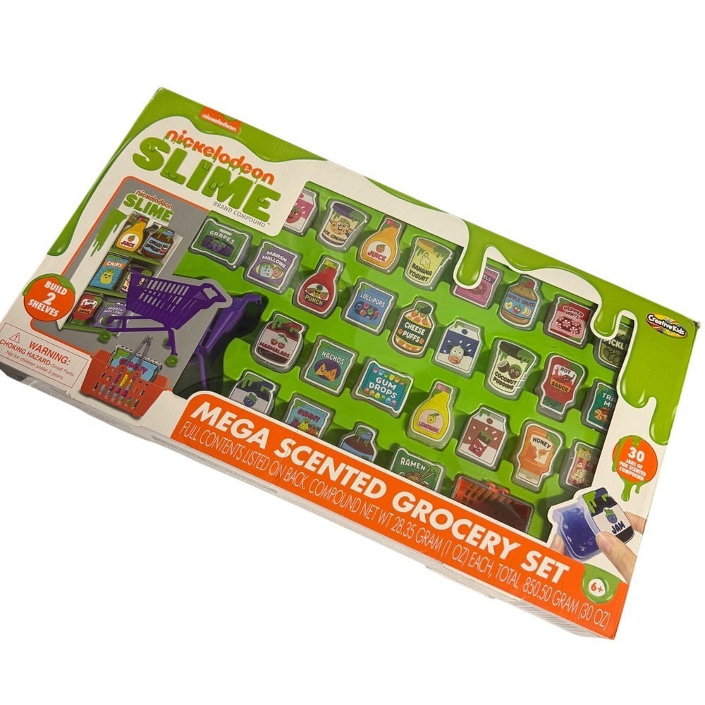 Creative Kids Nickelodeon Slime Mega Scented Grocery Set 2024 #90604 New In Box
