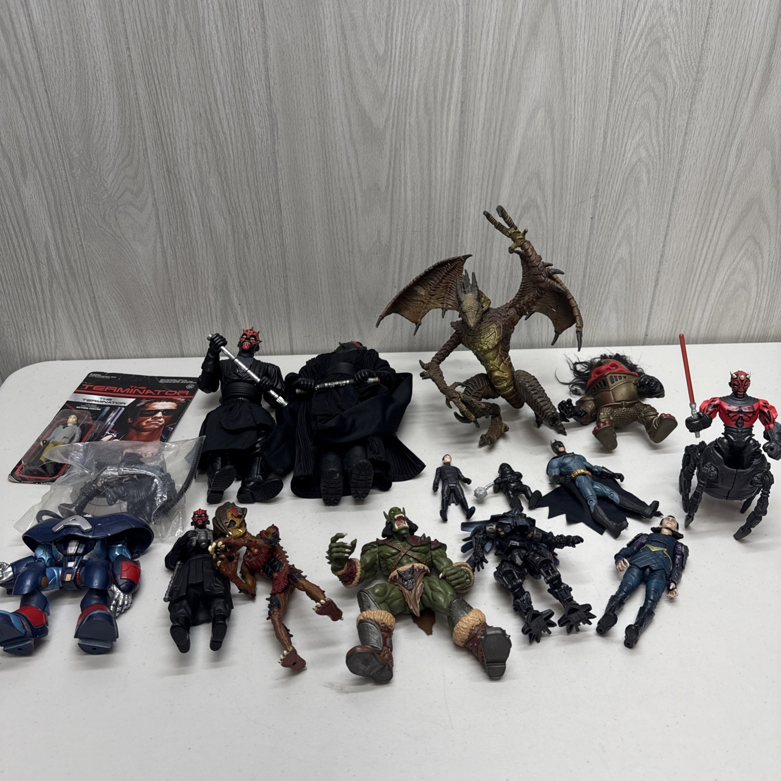 Mixed Lot of Toys Action Figures Toys Various Brands And Ages
