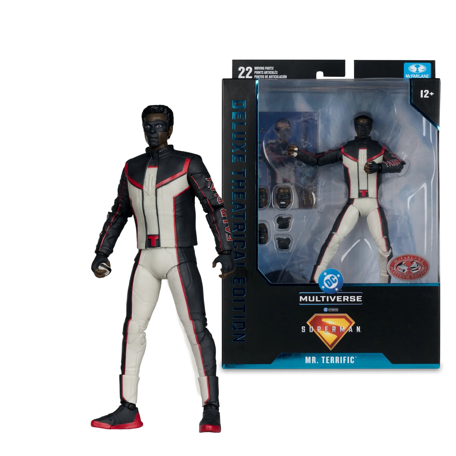 DC Multiverse Mr. Terrific 7&Prime; Action Figure (Superman Movie) Red Platinum Deluxe
