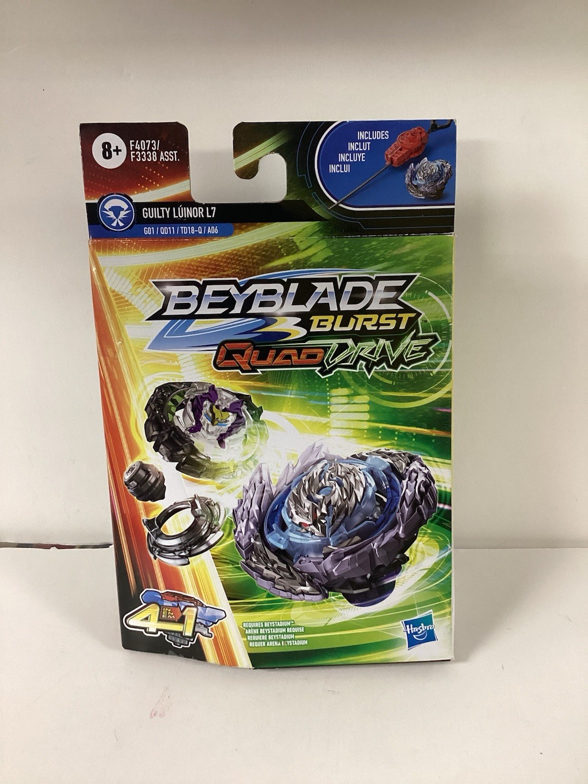 Beyblade Burst – QuadDrive Guilty Luinor L7 – Brand New