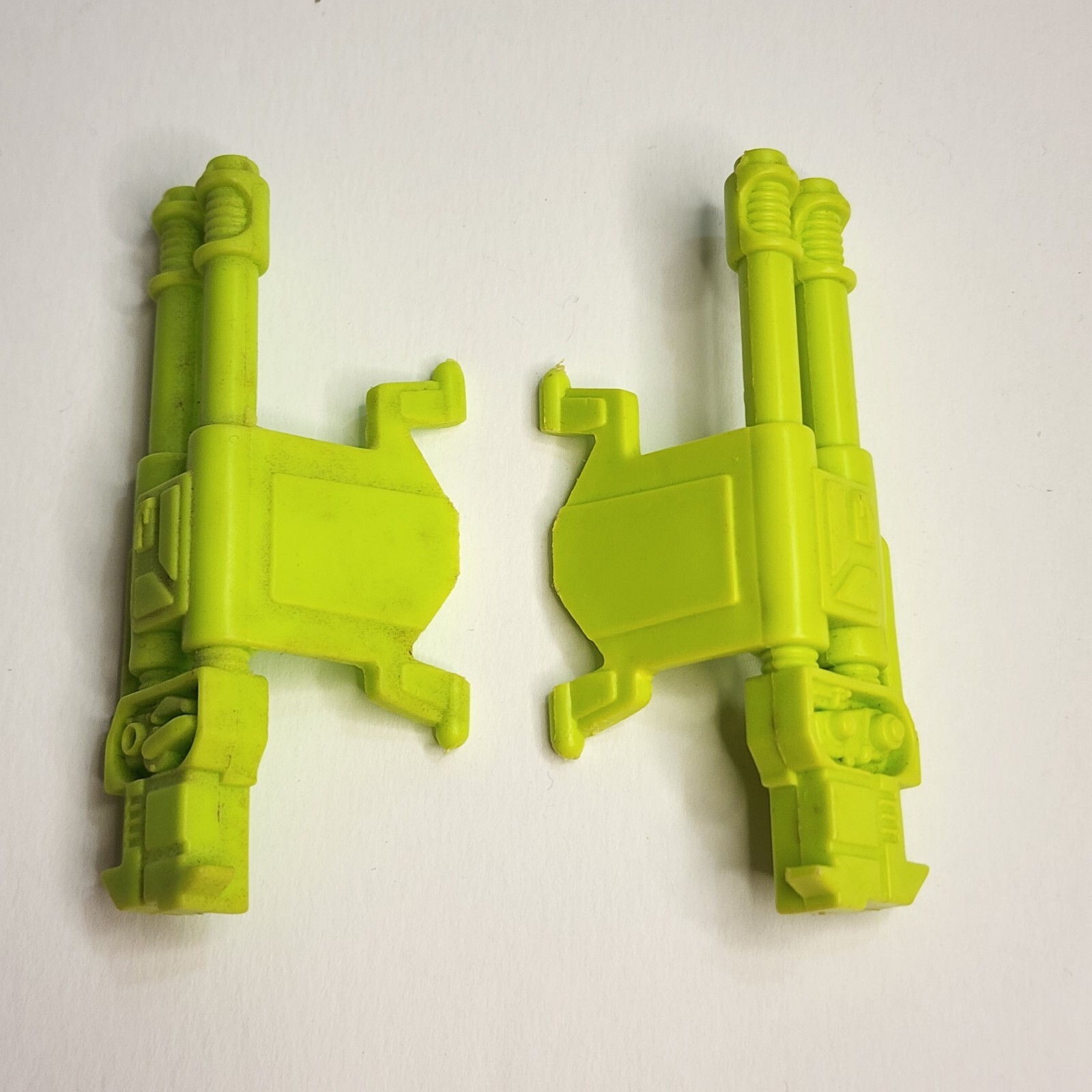 1988 Original Gi Joe Phantom X-19 Left and Right Side Gun Canon Vehicle Part