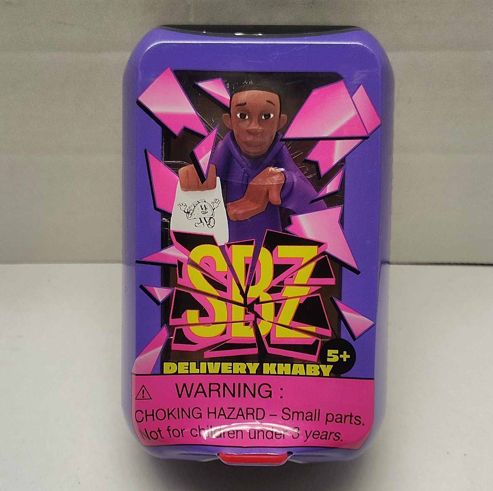 Allstar Innovations Screen Breakz Delivery Khaby Action Figure SCB29106 Purple