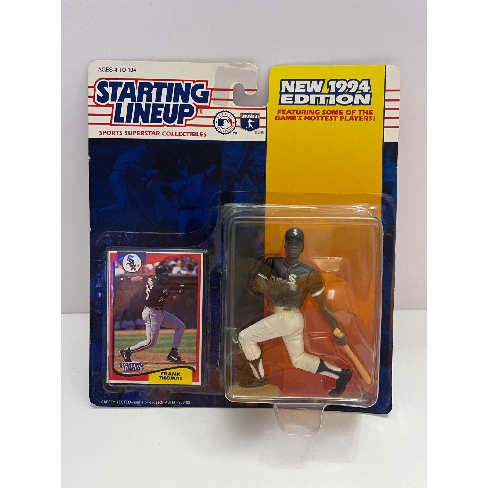 1994 Kenner Starting Lineup Frank Thomas Chicago White Sox Figure with Card NEW