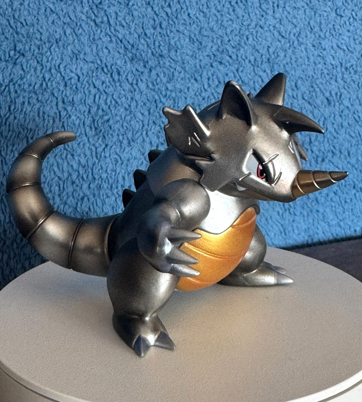 Ground/Rock Type Pokemon – Generation I – RHYDON (Gray) – by BANDAI – NEW