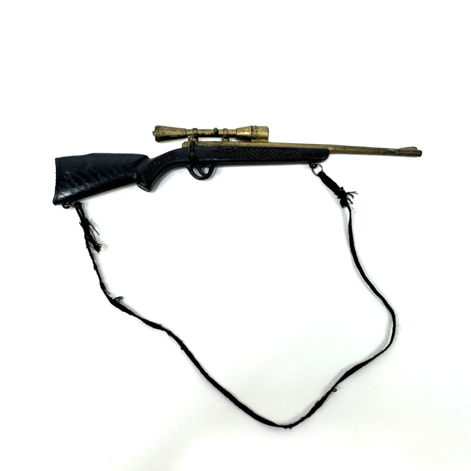 1970s GI Joe Adventure Team Black Gold Scoped Rifle Hong Kong Hasbro