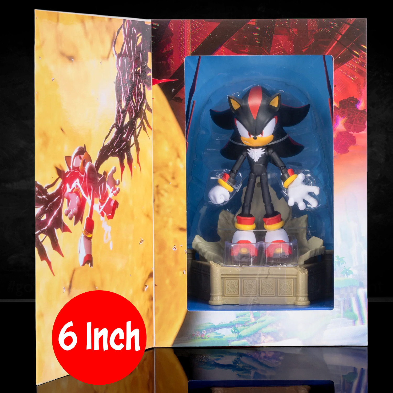 Shadow the Hedgehog Collector&rsquo;s Edition Action Figure – 6in Customizable &