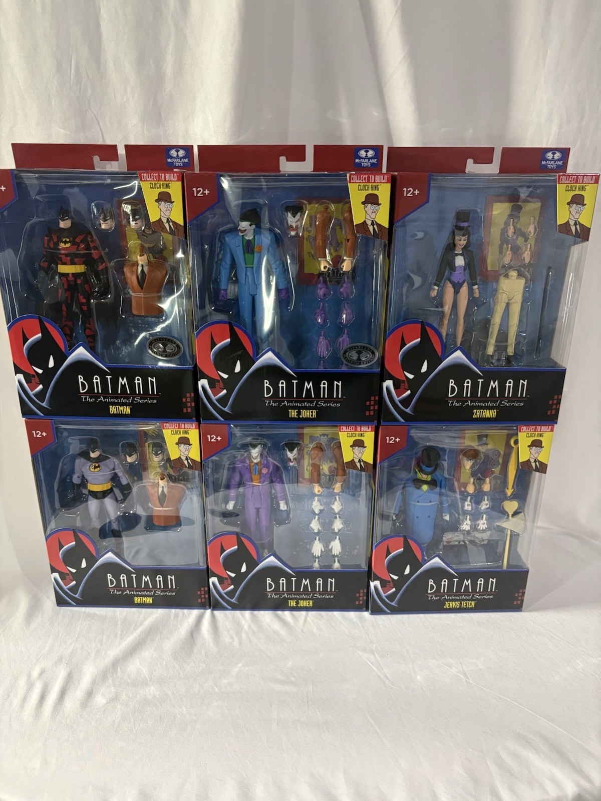 McFarlane Toys Batman The Animated Series BAF Clock King complete set
