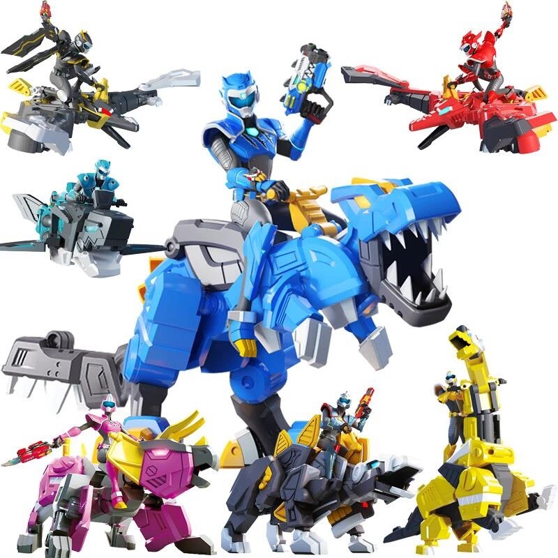 HOT Miniforce Super Dino Power Trans Head Armorbot T-Rex Dinosaur Figure Toy