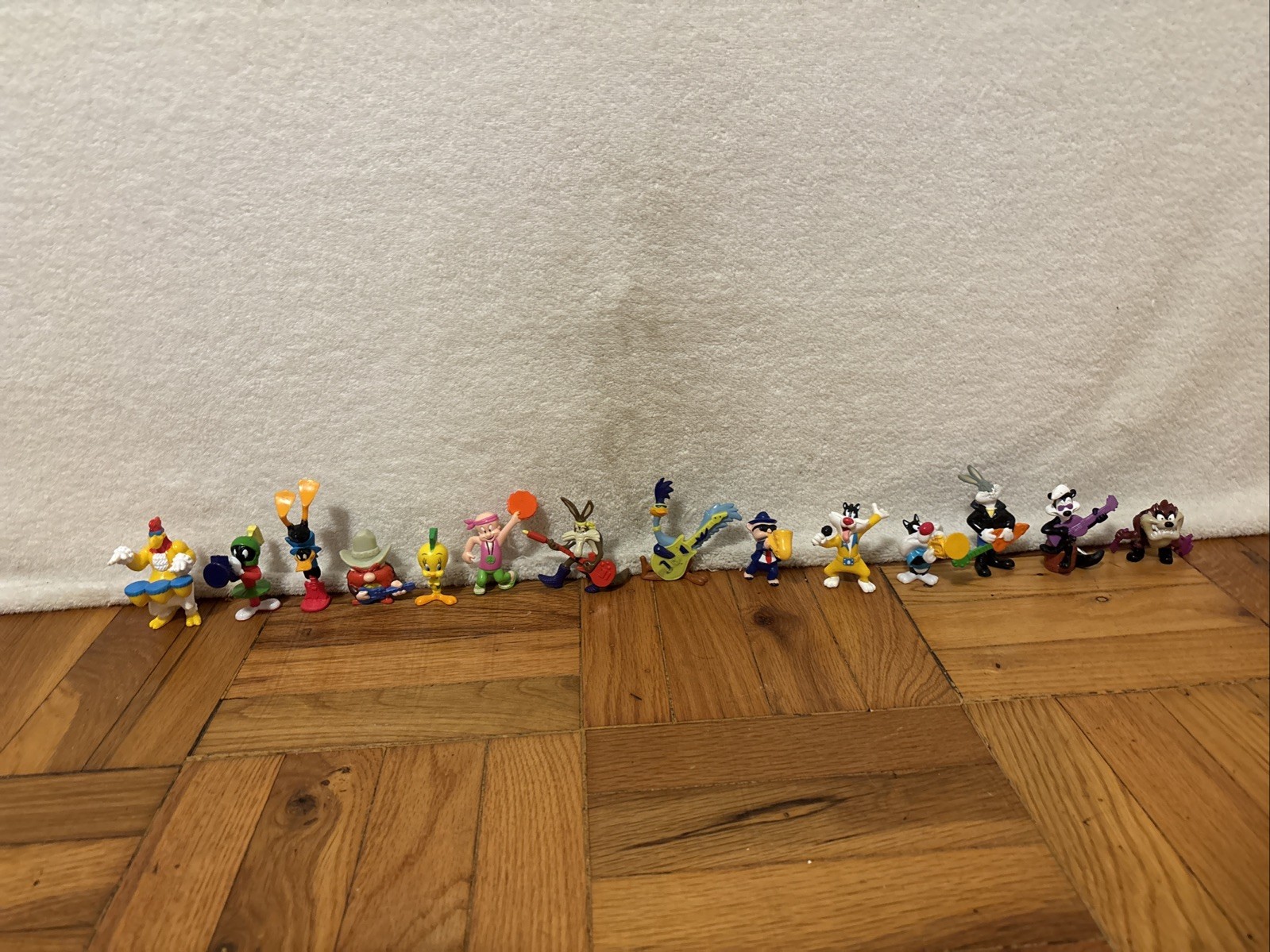 VTG 90s Looney Tunes PVC Figure Rock Band Lot Of 14 Applause Bugs Daffy Porky