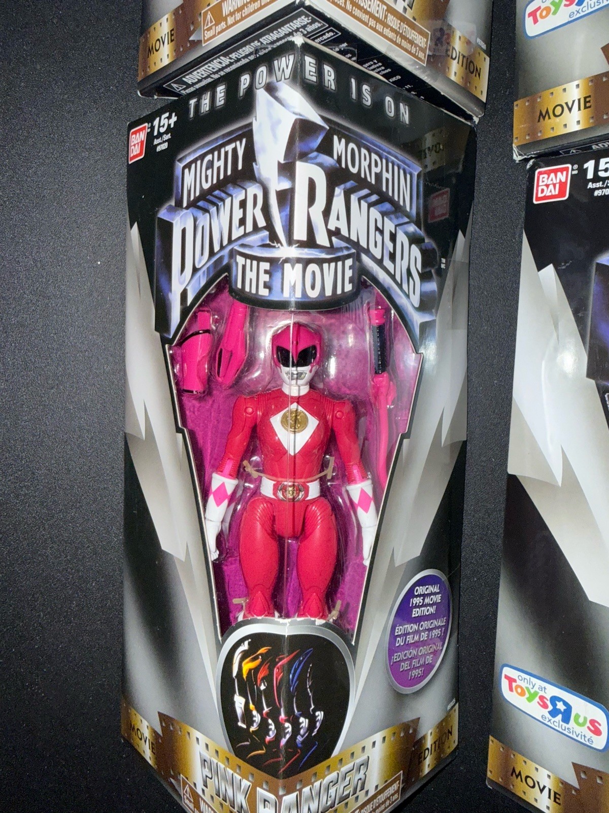 Mighty Morphin Power Rangers The Movie Legacy Figure Lot Black 5” 5 Inch