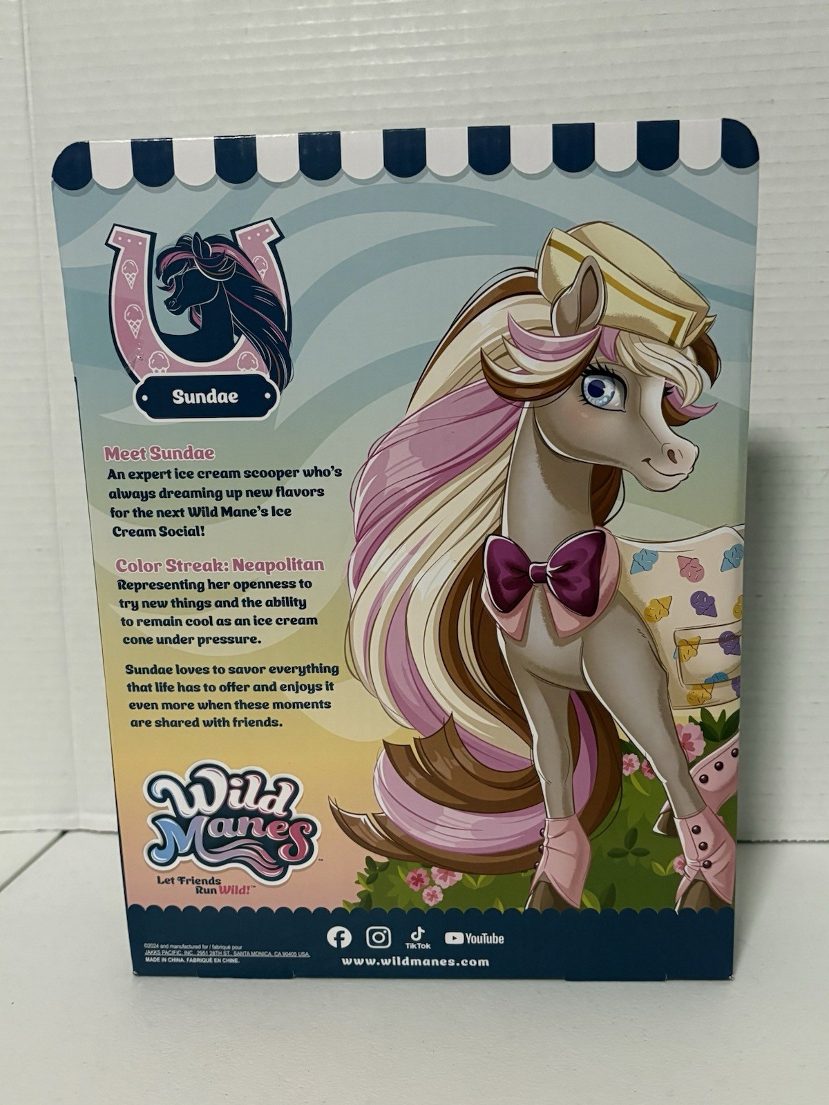 Wild Manes Horse Toy Sundae&rsquo;s Ice Cream Social Pony NEW