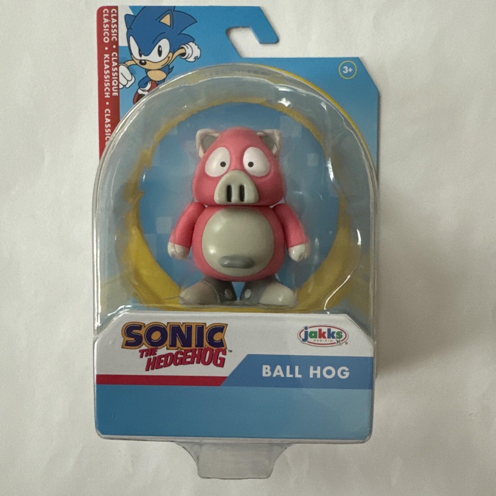 Jakks Pacific Classic Sonic the Hedgehog Ball Hog 2.5-Inch Mini Action Figure