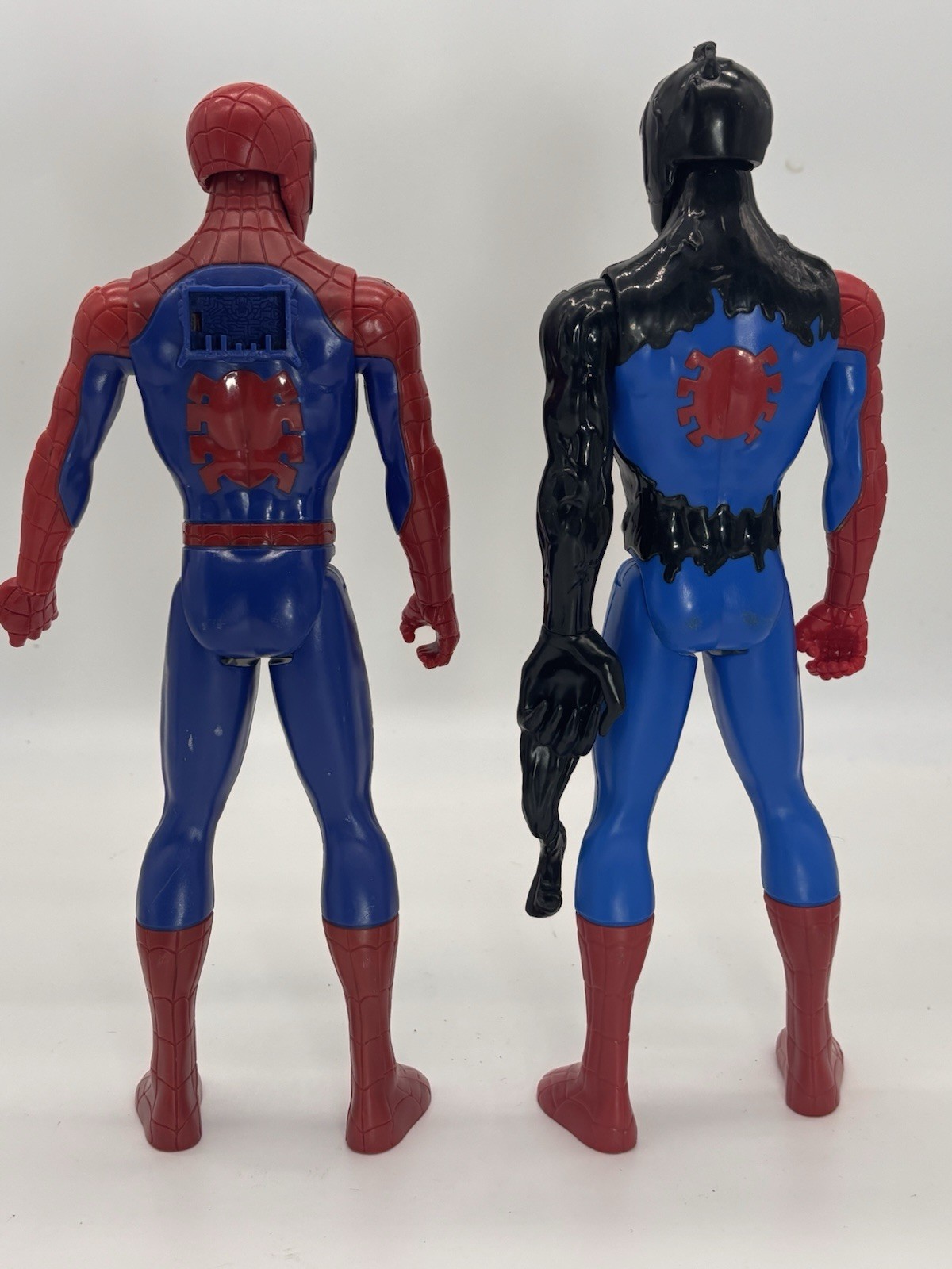 Spider-Man Action Figures Marvel 2019 & 2024 Classic & Venomized Spider-Man’s