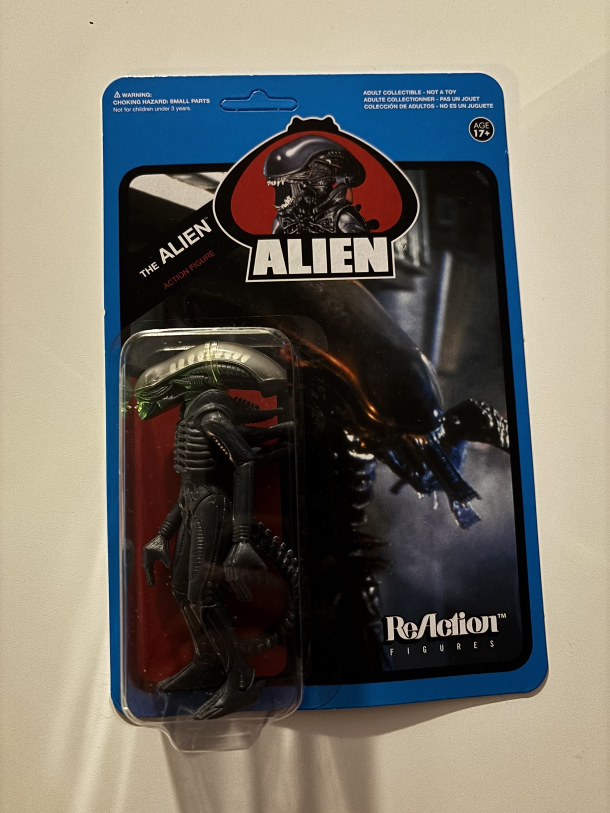 ALIEN – 2013 SDCC Super7/ReAction Early-Bird Action Figure Set and envelope