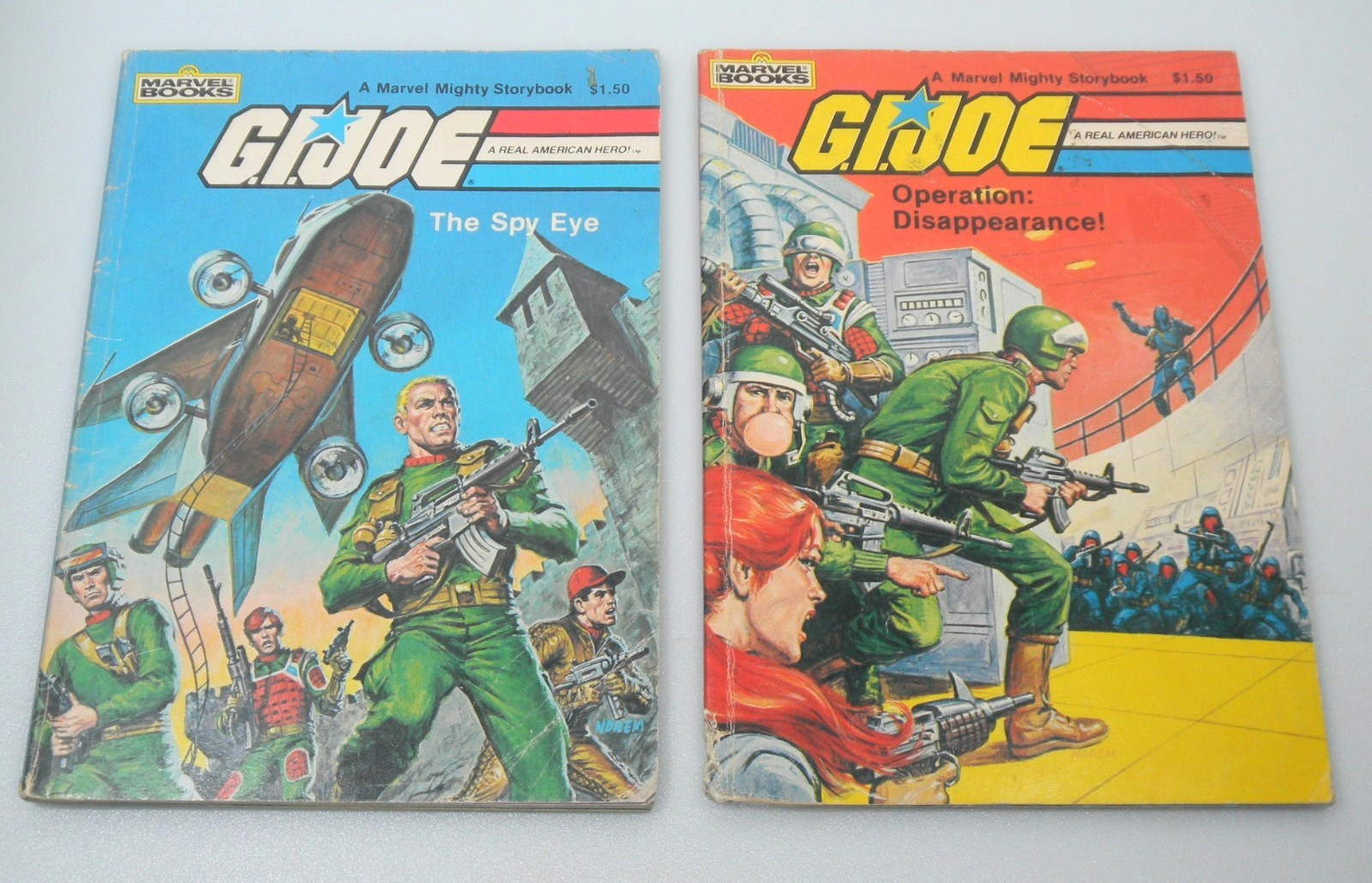 1982 The Spy Eye Operation Disappearance Marvel Comic Book G.I. GI Joe 3.75 ARAH