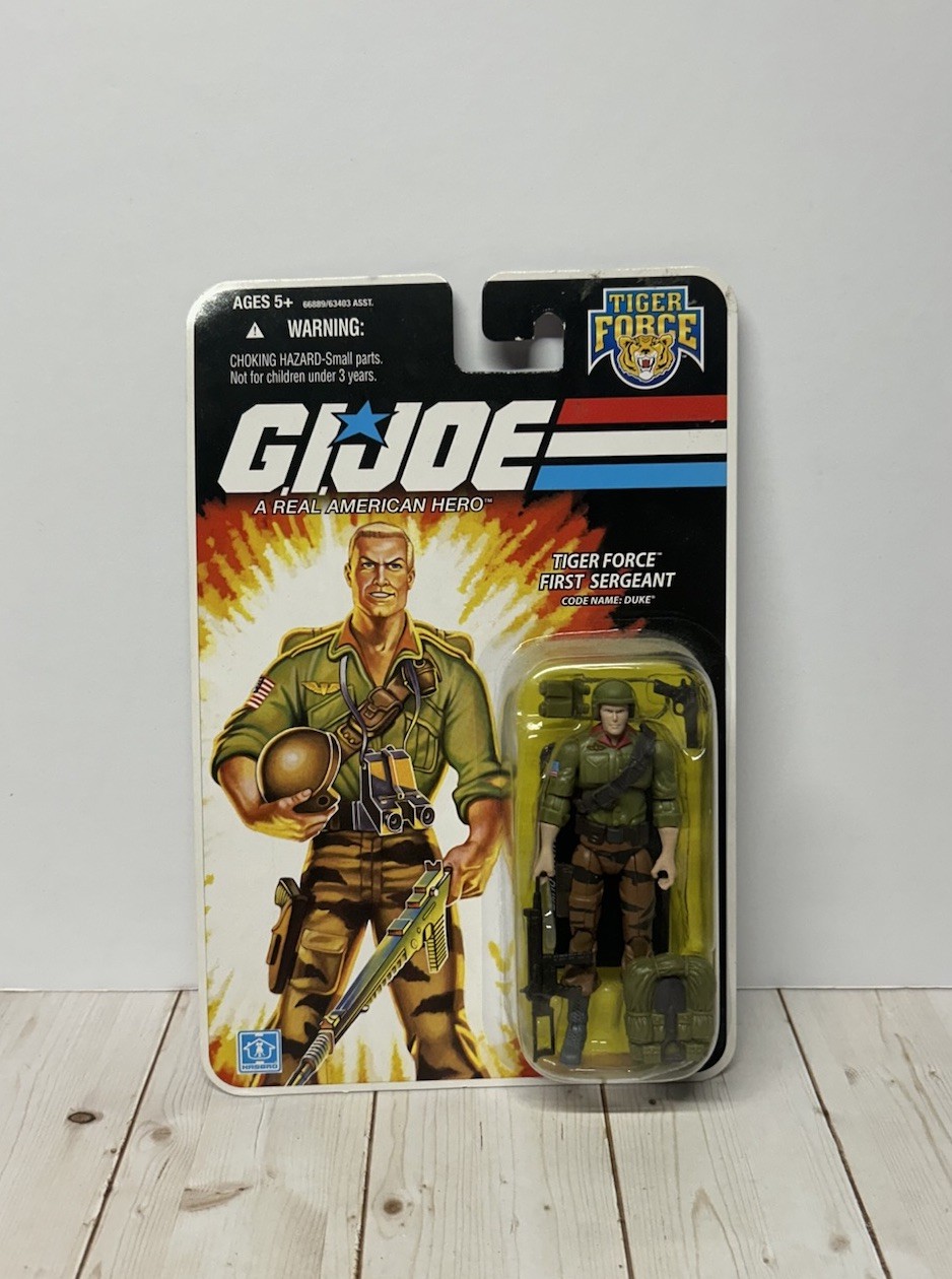 GI JOE Tiger Force First Sergeant Duke 3.75” Action Figure 25th Anniversary 2008