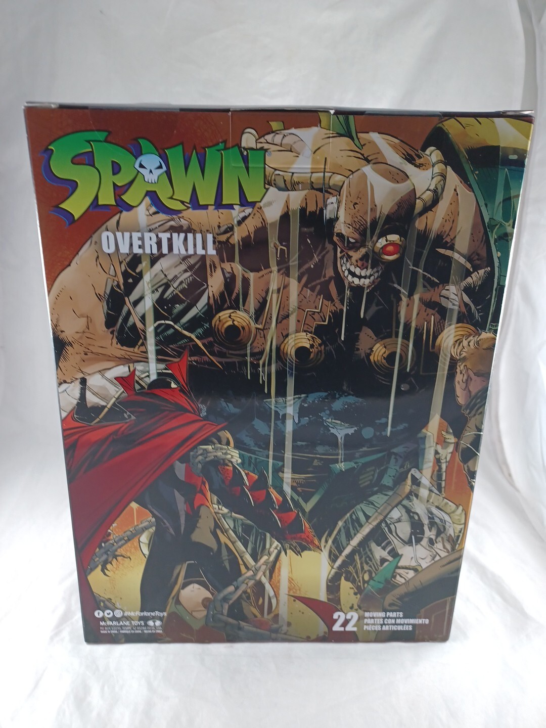 McFarlane Toys Spawn Overkill Mega 9.5&Prime; Action Figure New Box Damage