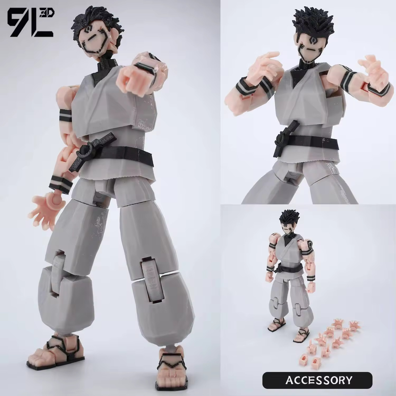 Jujutsu Kaisen Dummy 13 Action Figure Gary Sukuna 3D Printed Movable Toy