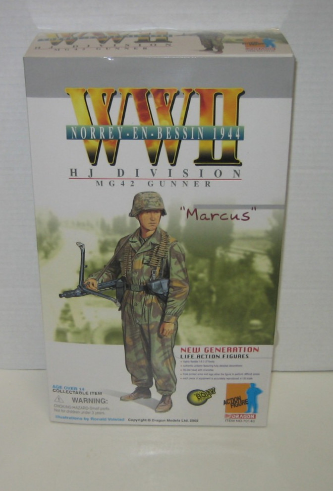 Dragon WWII 1/6 Figure 70140 WWII German HJ Division MG42 Gunner Marcus 1944