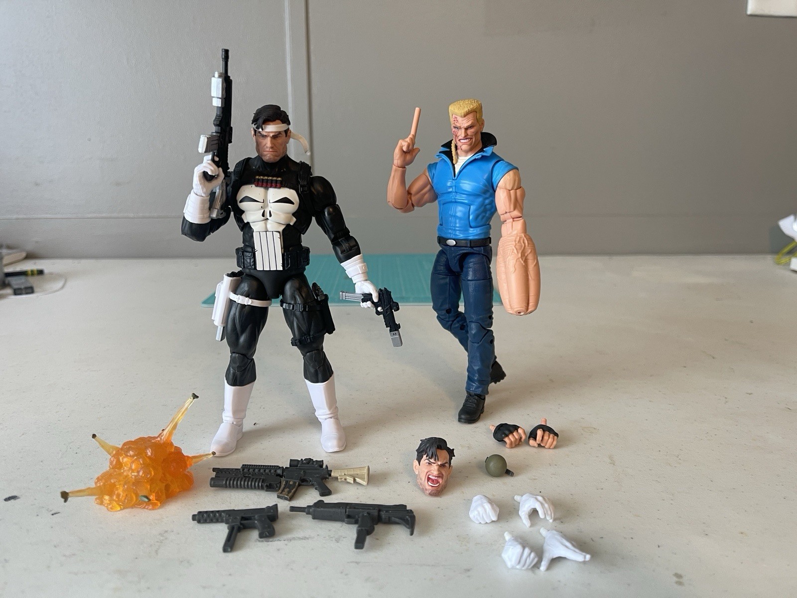 Marvel Legends Custom PUNISHER from War Journal Set w/ Bushwhacker