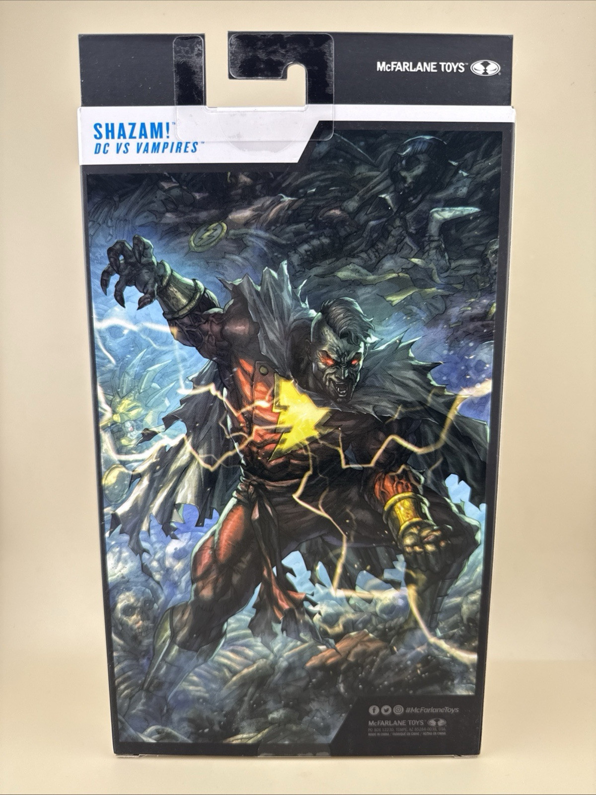 DC McFarlane Multiverse Shazam DC vs Vampires Gold Label 7&Prime; Walmart Exclusive