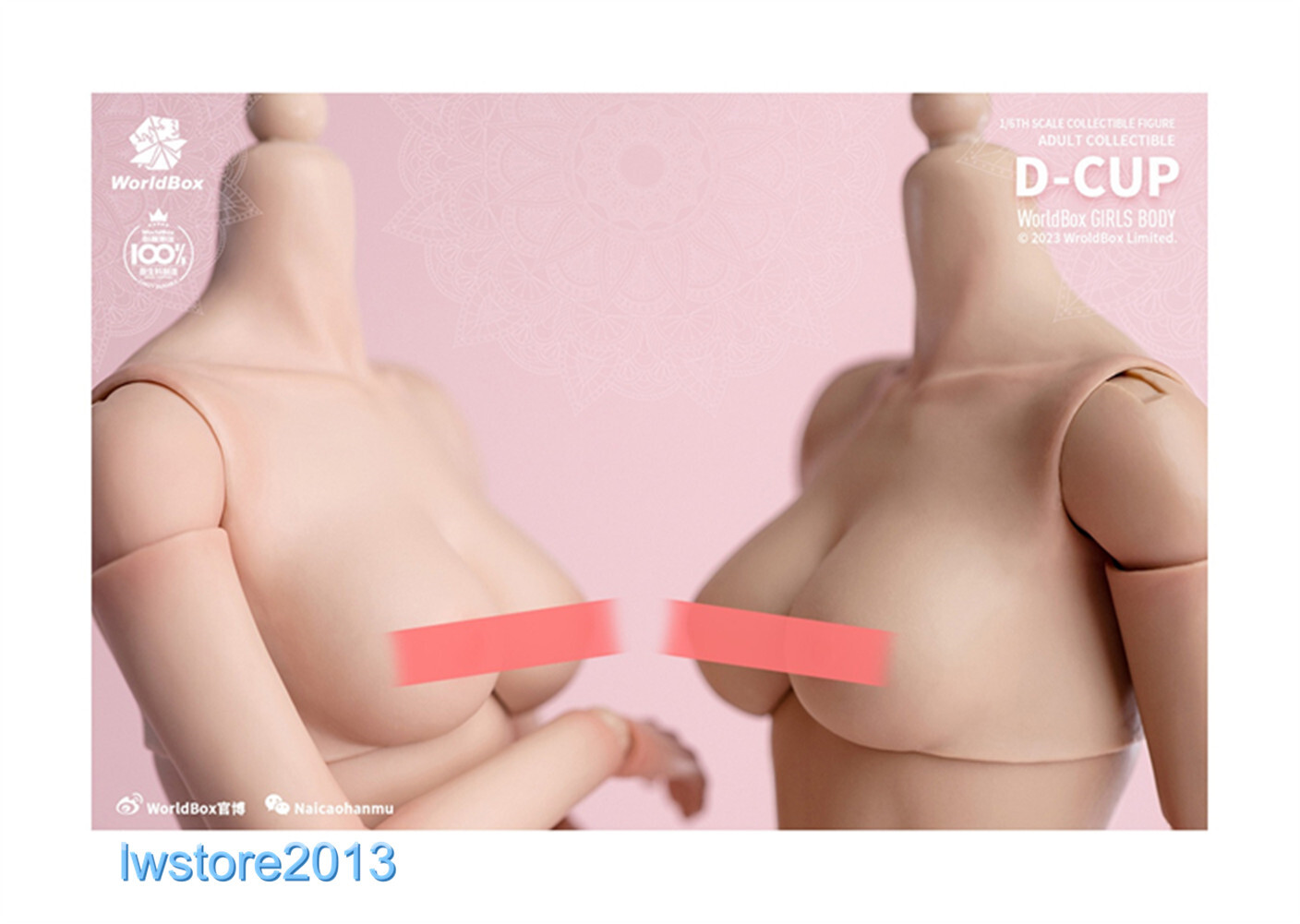 Worldbox 1:6 Big Bust Breast Replacement Cover Model For 12 » Female Figure Body