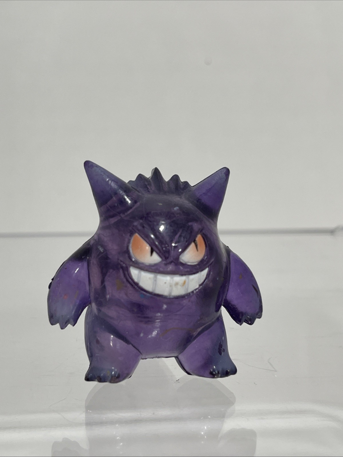 Gengar Pokemon Tomy Figure Dark Purple Translucent VTG 1998 CGTSJ Authentic P170