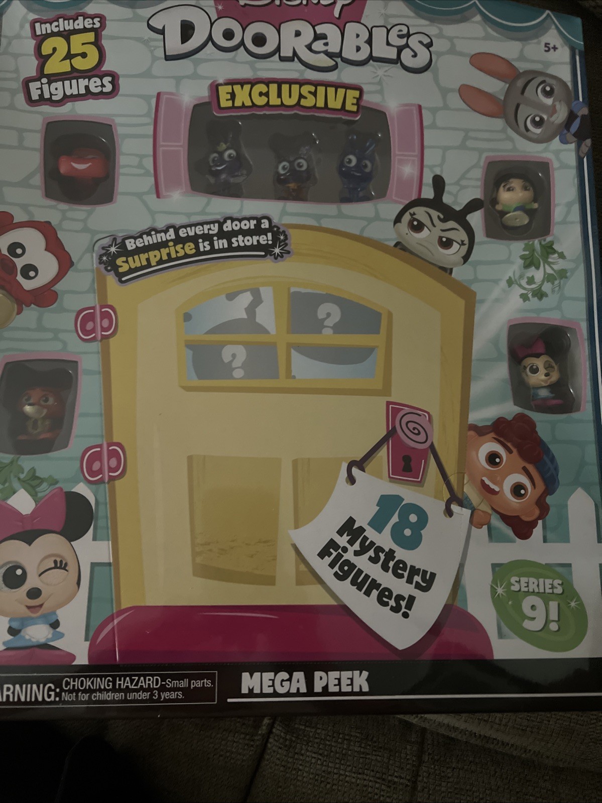 Disney Doorables Mega Peek Pack Series 9 Mystery Exclusive Includes 25 Figures