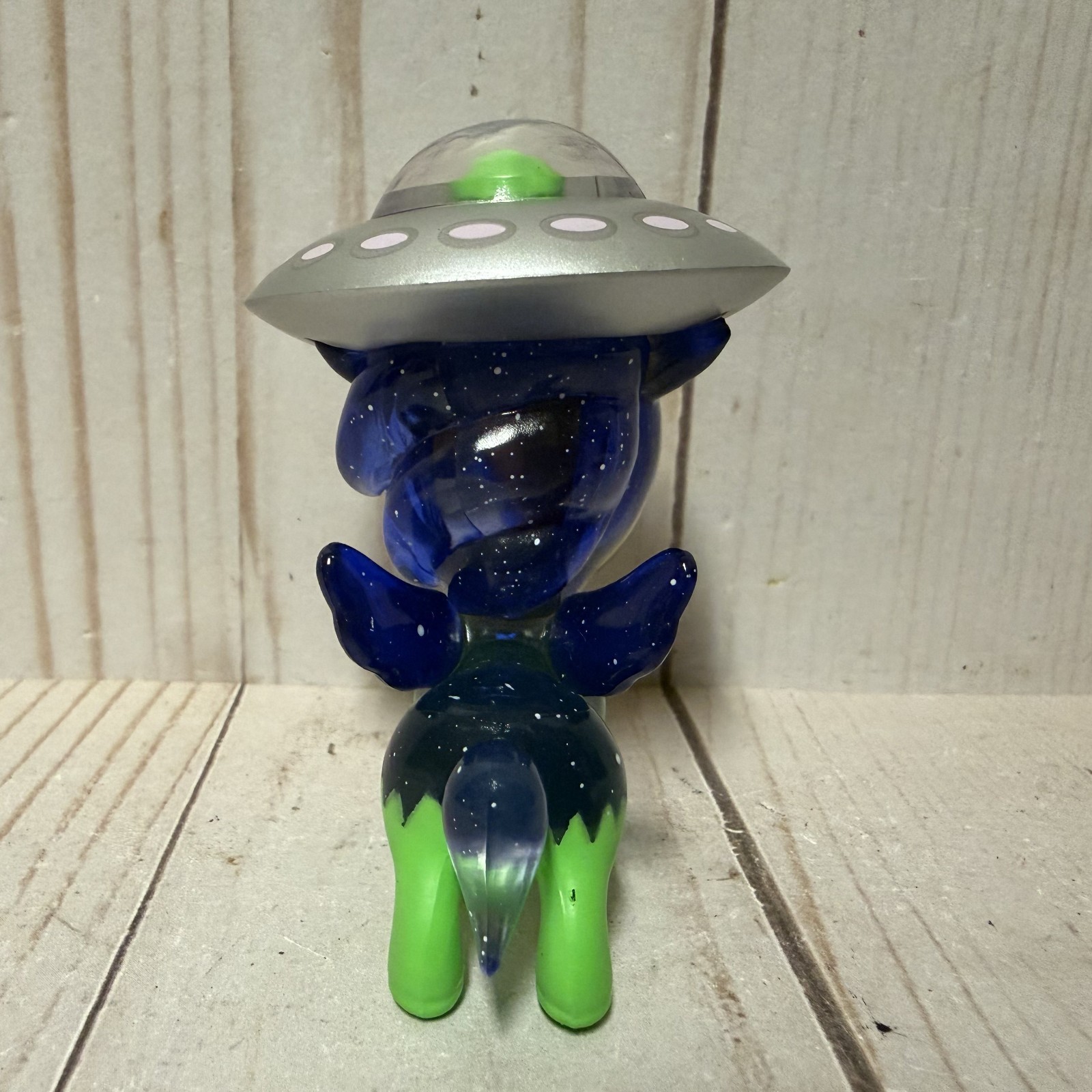 Tokidoki Unicorno After Dark 3 Spacey Unicorn Figure Alien UFO Rare HTF 2 Inch