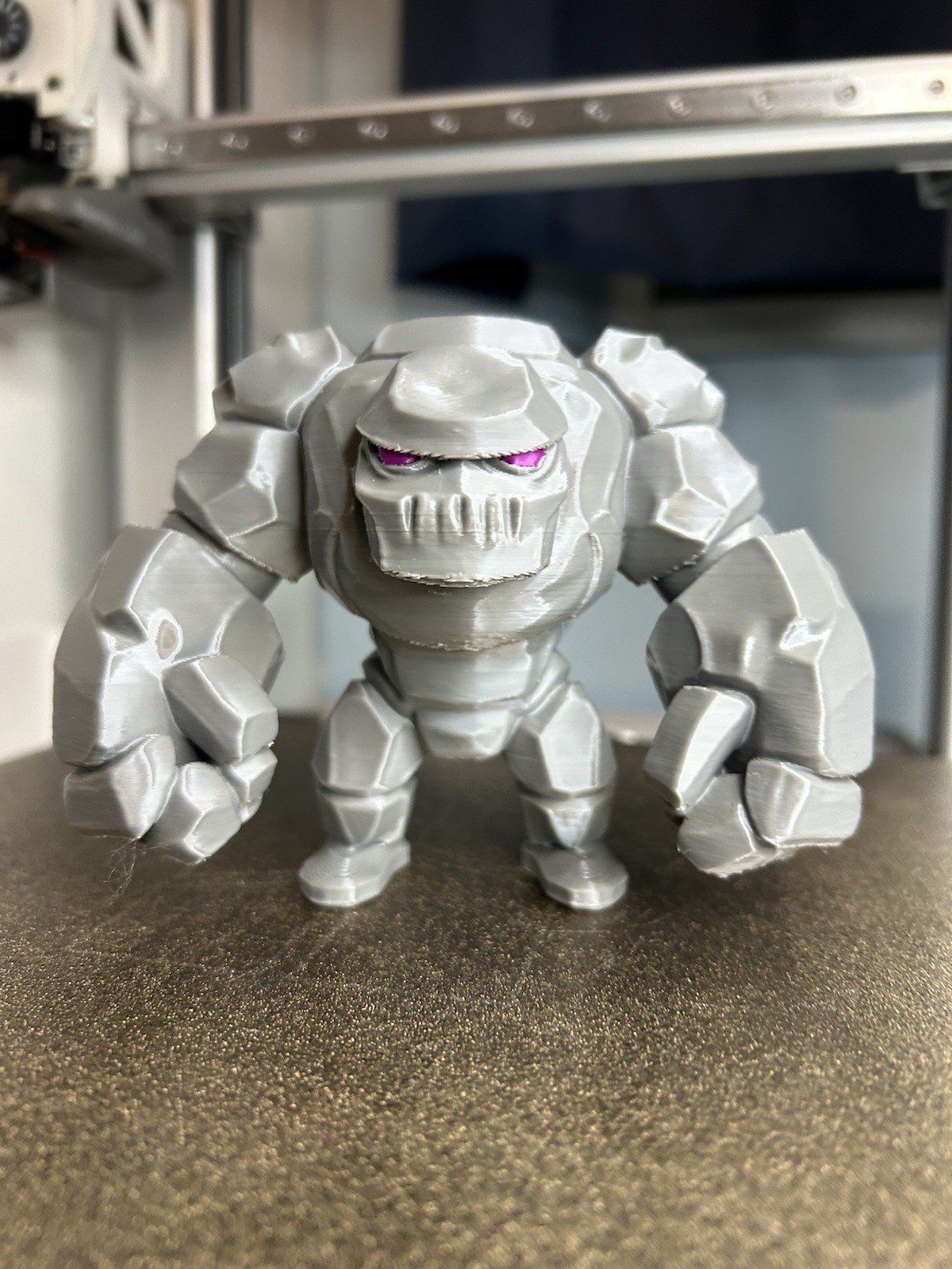 Clash Royale Golem & Elixir Golem Set 3D Printed Figurine Toys for Kids & Teens