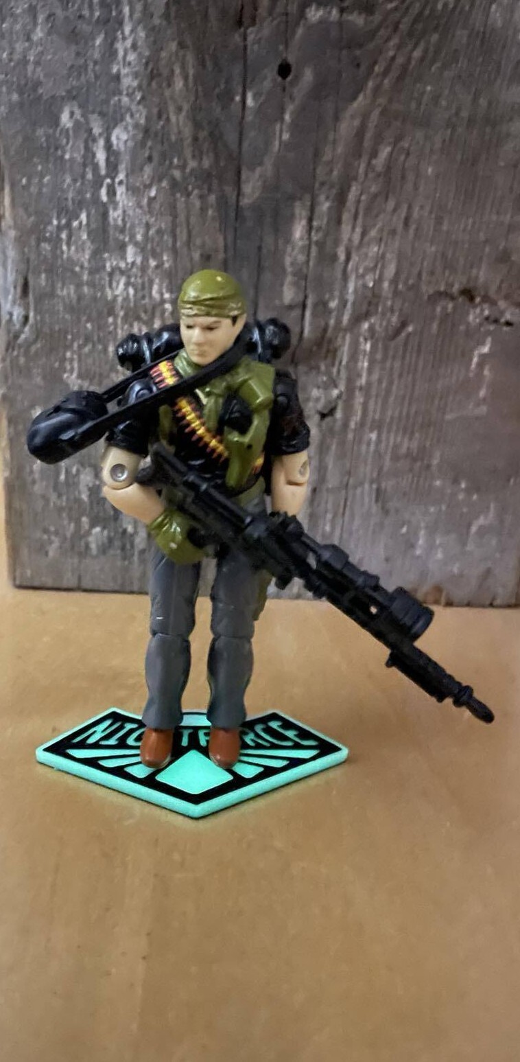 GI Joe Stand. Action Figure Display Stand. Retro Vintage GI Joe Stands.