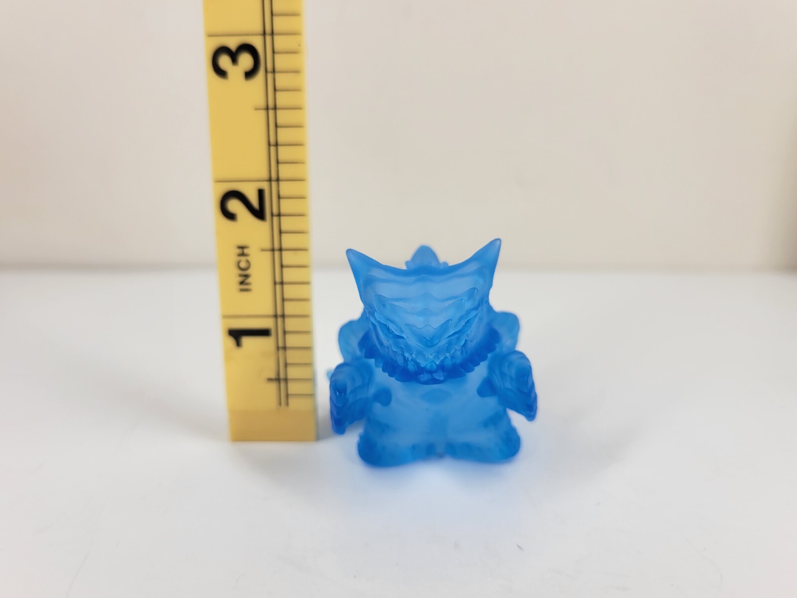 Shepherdon Ultraman Finger Puppet TRANSPARENT BLUE Monster Kaiju Over 1&Prime; Toy