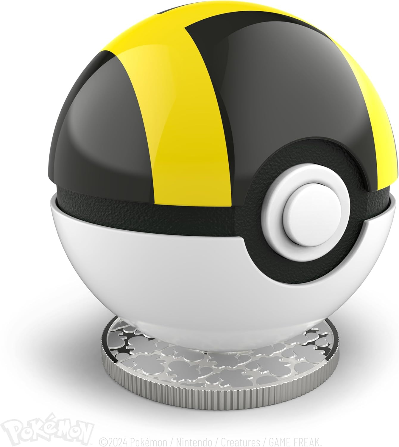 Mini Ultra Ball Authentic Replica – Realistic, Electronic, Die-Cast Poké Ball wi