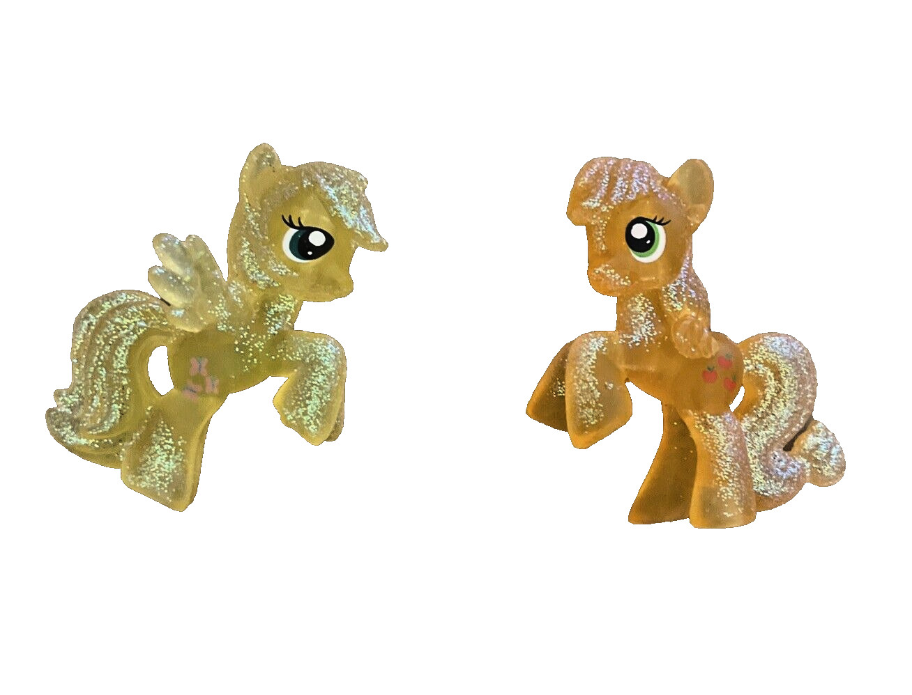 My Little Pony Crystal Empire Rainbow Collection 2 Sparkly Ponies 1.5 Inches